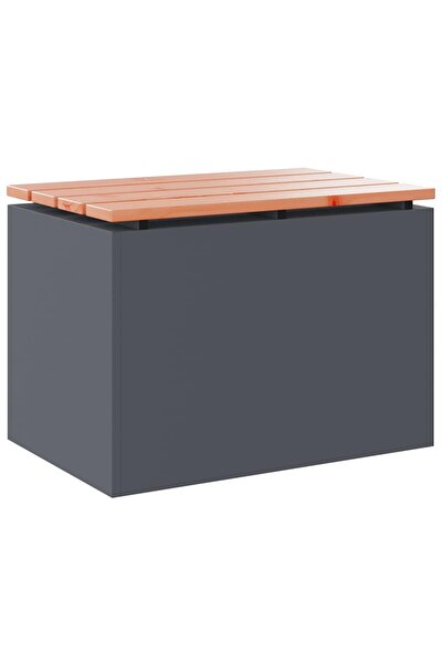 vidaxl Bancă de grădină 1-Număr de locuri 60 x 40 x 43 cm Oțel