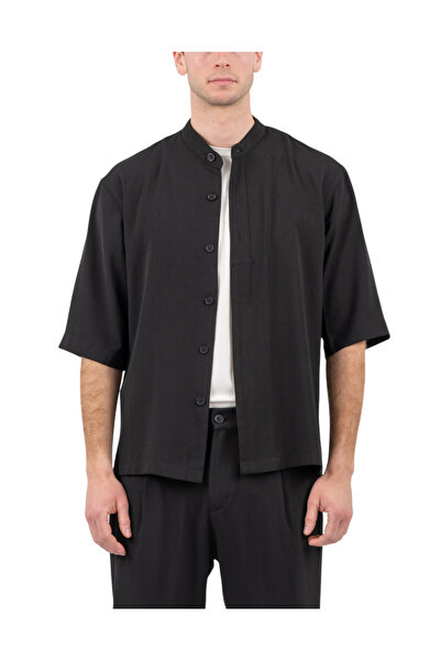 Vittorio Ανδρικό Overshirt Μαύρο MORRONO-BLACK