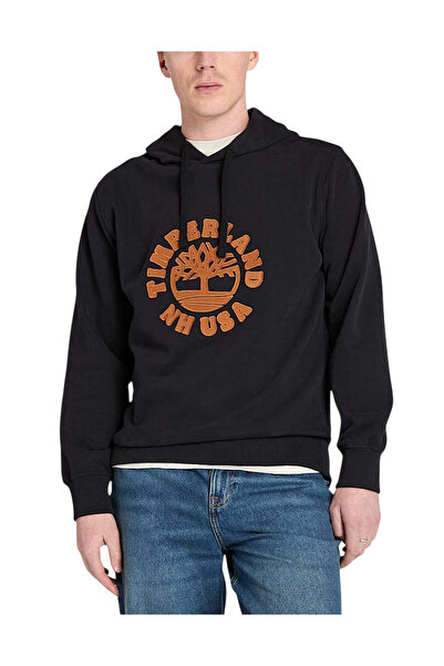 Timberland Ανδρικό Holiday Graphic Φούτερ Μαύρο TB0A5MBT-001