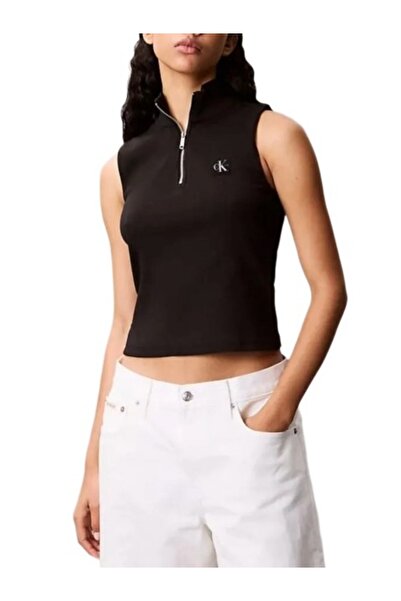 Calvin Klein Γυναικείο Αμάνικο Τοπ Μαύρο LV047C909G-UB1
