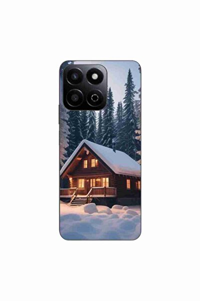 OEM Husa compatibila cu Honor 200 Smart Silicon Gel Tpu Model Peisaj Iarna Ca...