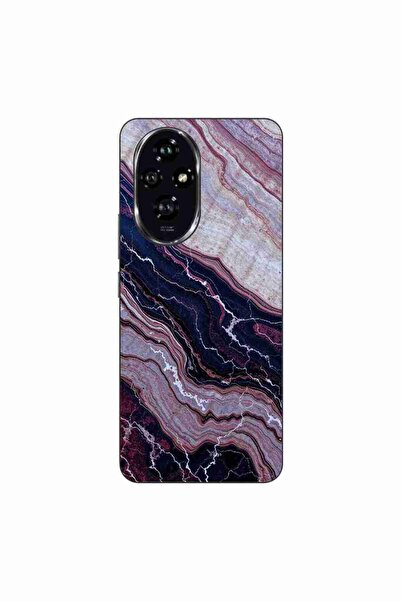 OEM Husa compatibila cu Honor 200 Silicon Gel Tpu Model Amethyst Sand Marble