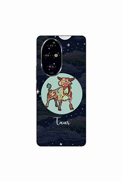 OEM Husa compatibila cu Honor 200 Pro Silicon Gel Tpu Model Horoscop Taur
