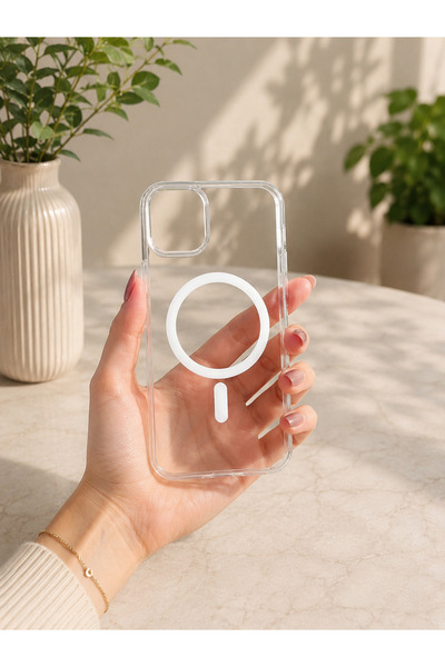 FawCase iPhone 15 Uyumlu SERT Şeffaf Mika SARARMAZ İnce Fit Toz Korumalı Tele...