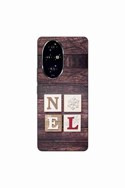 OEM Case compatible with Honor 200 Pro Silicone Gel Tpu Christmas Noel Wood P...