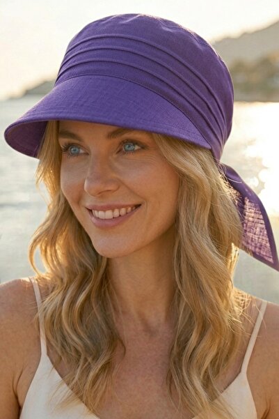 Trenderrs Women's Safari Tie-Up Brim Bandana Beach Hat