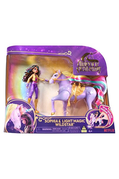 Unicorn Academy Papusa Sophia si unicornul Wildstar cu lumini, Unicorn Academ...