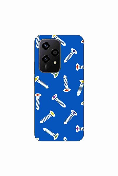 OEM Case compatible with Honor 200 Lite Silicone Gel Tpu Model Screws Pattern
