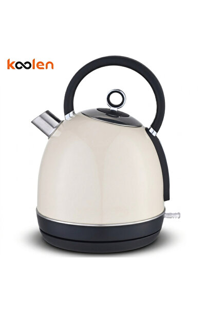Koolen 1.7L Retro Electric Kettle, 2200W Stainless Steel Tea Kettle with Auto...