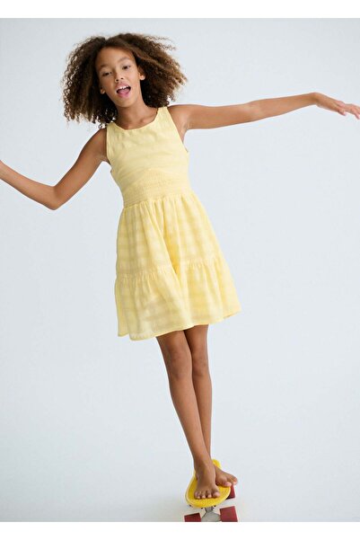 MAYORAL Girl's Strap Dress Yellow