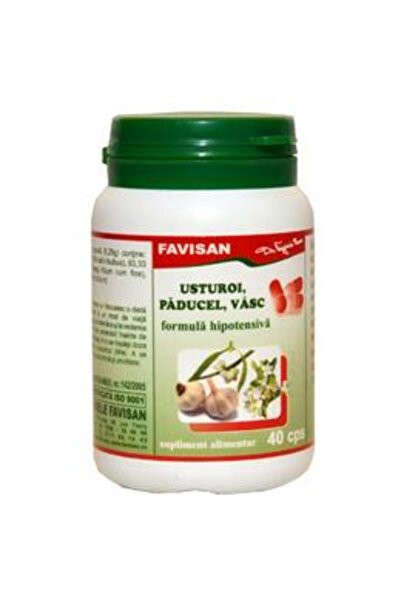 Favisan Usturoi, Paducel, Vasc Favisan, 40 capsule