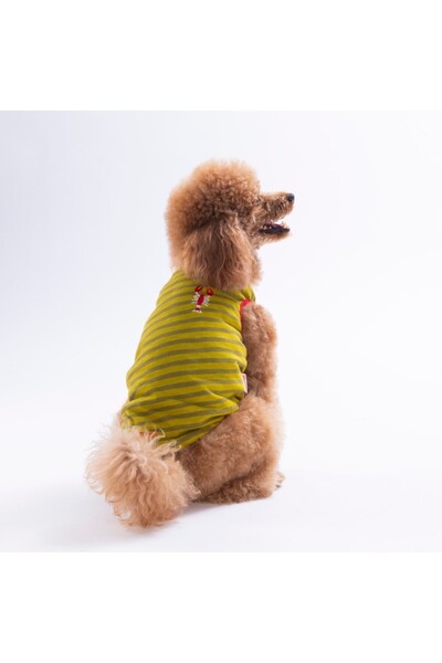Pawstar Lobster Embroline T-Shirt Cat Dog Tee-Cat Dog Outfit
