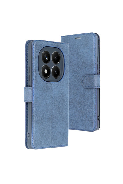 UnDePlus Xiaomi Redmi Note 15 Pro 4G Kılıf Deri Deluxe Cüzdanlı Kapaklı Case