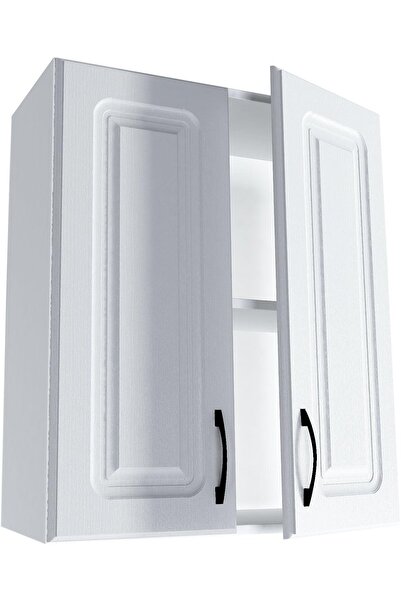 Sani Dulap superior de bucătărie Kvadric MDF 60x32x72 cm Alb