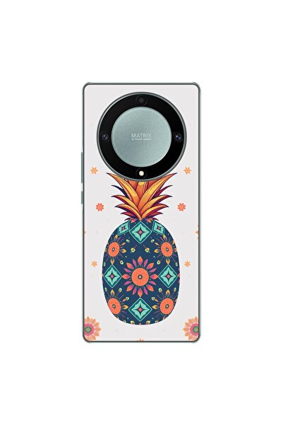 OEM Husa compatibila cu Honor Magic 5 Lite Silicon Gel Tpu Model Floral Pinea...