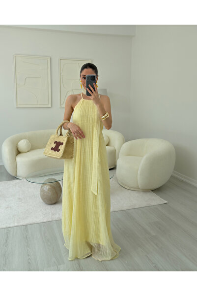 LUUNA STORE Sari Shawl Strap Dress