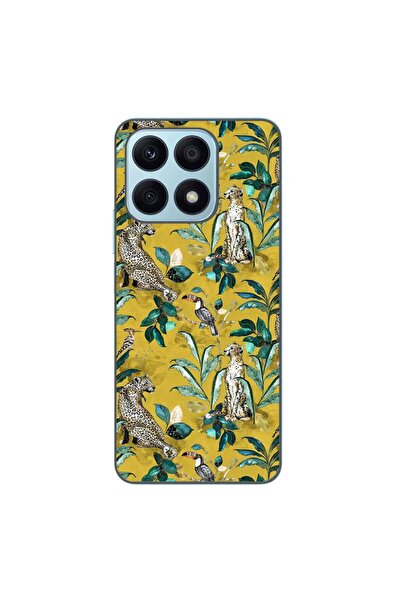 OEM Husa compatibila cu Honor X8a Silicon Gel Tpu Model Yellow Jungle Pattern