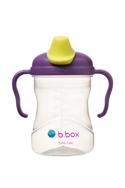 b.box Cana de tranzitie cu cioc, +4 luni, 240 ml, Mov/Verde,