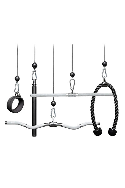 Champ Kit Integrated Cable Machine Handle Set for Pulling and Strength Training