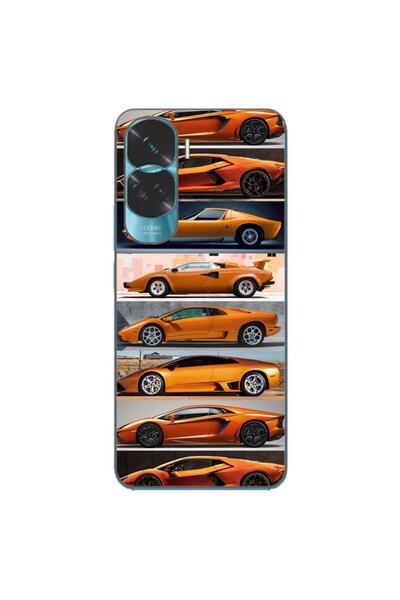 OEM Husa compatibila cu Honor 90 Lite 5G Silicon Gel Tpu Model Masini Lamborg...