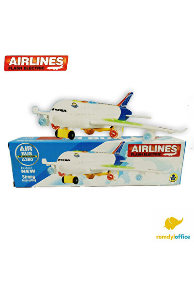 PRC Avion muzical cu baterii 30*8*6cm