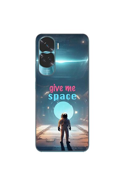 OEM Case compatible with Honor 90 Lite 5G Silicon Gel Tpu Model Give Me Space