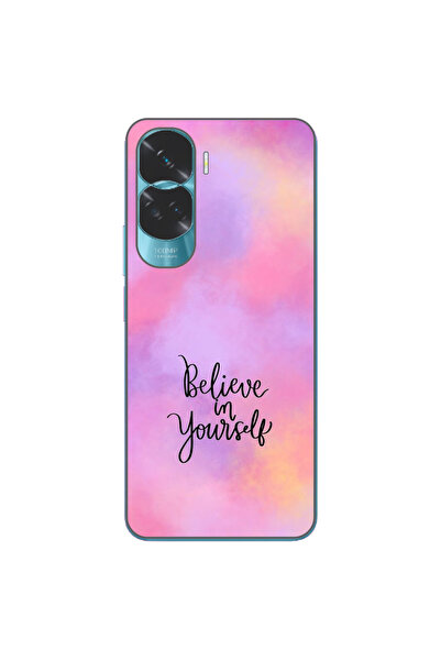 OEM Husa compatibila cu Honor 90 Lite 5G Silicon Gel Tpu Model Belive in Your...