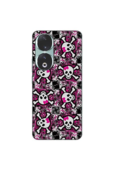 OEM Husa compatibila cu Honor 90 5G Silicon Gel Tpu Model Pop Art Skeleton