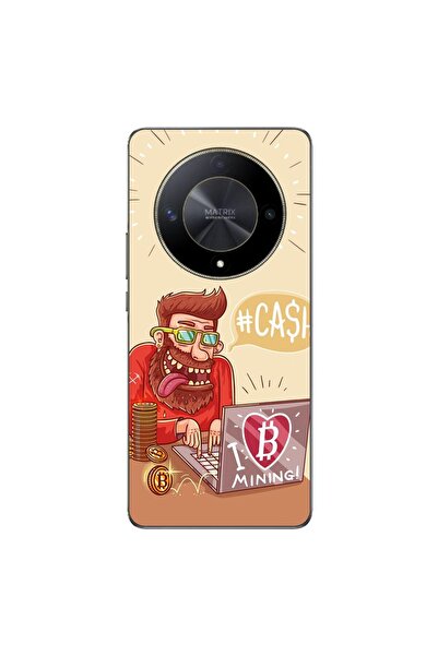 OEM Θήκη συμβατή με Honor Magic6 Lite από σιλικόνη gel TPU, μοντέλο BTC Mining