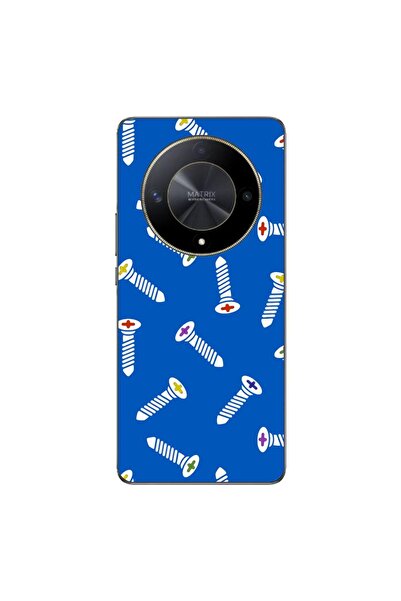 OEM Θήκη συμβατή με Honor Magic6 Lite από σιλικόνη gel TPU με σχέδιο βιδών