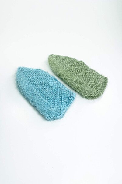 atastore2017 2 Pairs of Hand Knitted Winter Stylish Women's Wool Booties Set 5