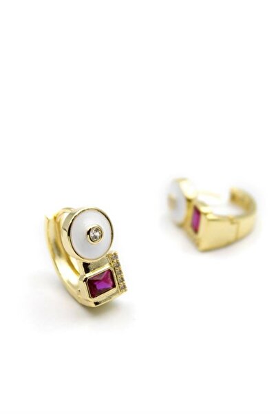 atastore2017 Jewelled Earrings - Red