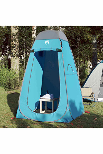 vidaxl Cort de intimitate pop-up, albastru, impermeabil