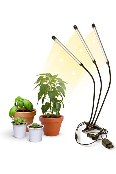 Mobiclinic Lampă pentru plante, LED, Growflex, 3 moduri, 6000 K, 10 niveluri ...