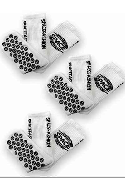 Space Fashion 3’lü Paket Kaymaz Taban Premium Futbol Çorabı