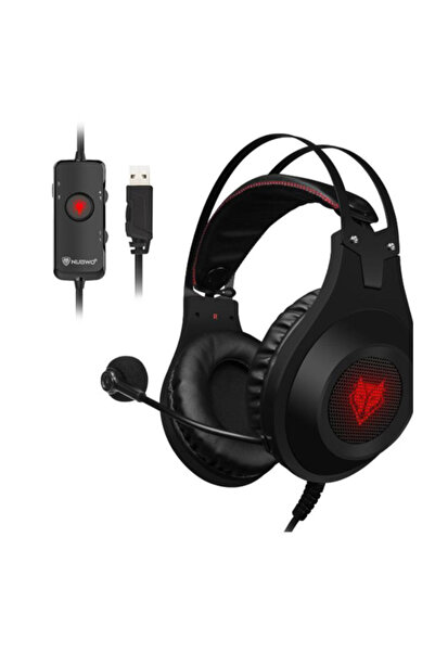 EHOME سماعات رأس للألعاب، سماعات أذن سلكية مع ميكروفون USB للكمبيوتر وماك وبل...