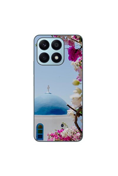 OEM Case compatible with Honor X8a Silicone Gel Tpu Model Greece Santorini