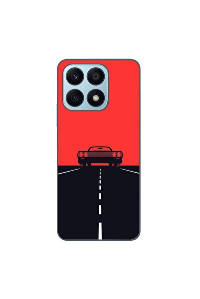 OEM Husa compatibila cu Honor X8a Silicon Gel Tpu Model Red Sky Muscle Car