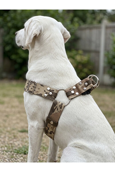 balkonda Dog Chest Harness Large & Giant Breed Adjustable 4 cm Wide Column Co...