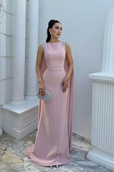 Sindimoda Aysima Kol İşlemeli Kuyruk Detay Abiye 1122