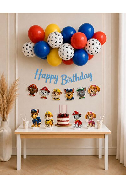 Partiden Paw Patrol Teması Konsept