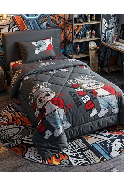 Generic Baby Bedspread Summer Cartoon Stuffed 3-Piece Set-120*200-3-Piece Bab...