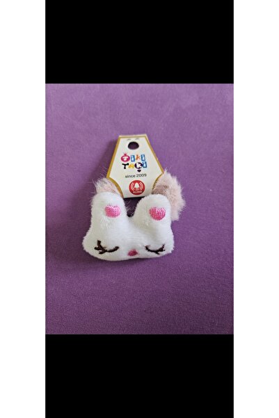NO BRAND Ecru 3D Cat Figure Buckle