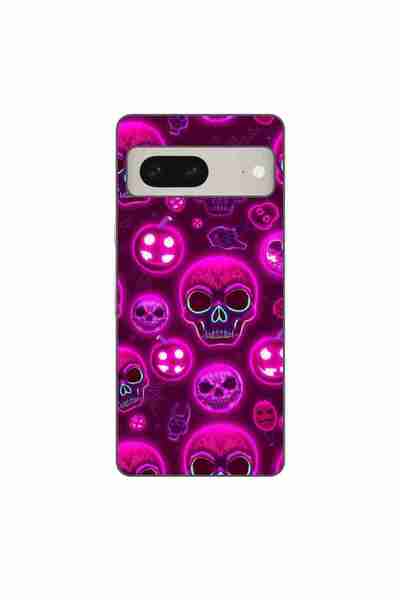 OEM Husa compatibila cu Google Pixel 8 Silicon Gel Tpu Model Cyberpunk Halloween