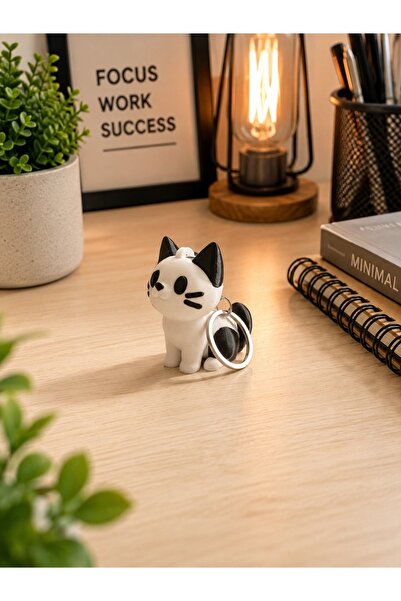 GümüşAVM Mini Sevimli Kedi Çanta Charmı , Anahtarlık