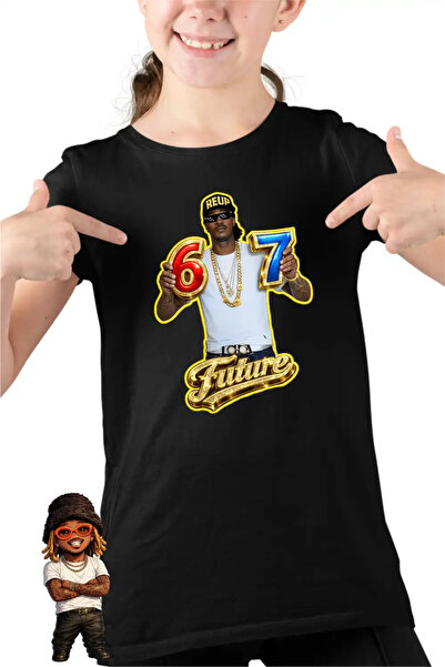 OEM Tricou Copii Fete Future Six Seven 67 Rapper
