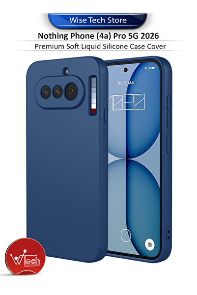 Wtech Nothing Phone (4a) 5G 2026 Premium Soft Liquid Silicone Case Cover