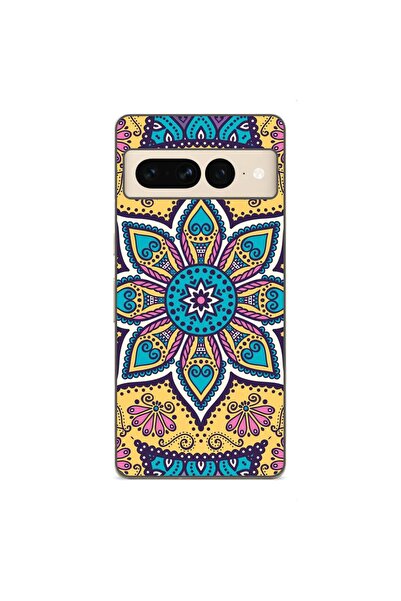OEM Husa compatibila cu Google Pixel 7 Pro Silicon Gel Tpu Model Mandala Twil...