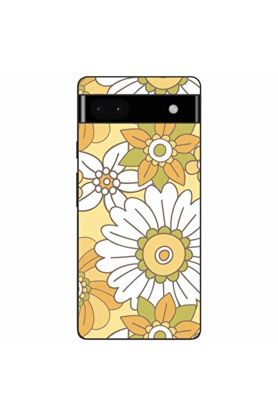 OEM Husa compatibila cu Google Pixel 6A Silicon Gel Tpu Model Pastel Garden