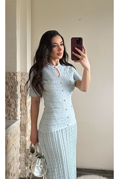 Abalı Yeni sezon yazlık uzun elbise👑👑